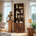 Furniwell Industrial Bookshelf and Bookcases - Image 4