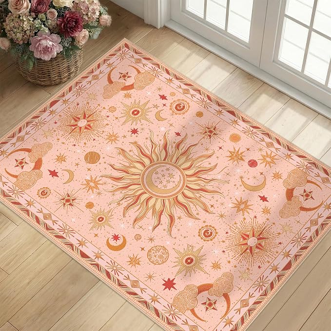 Vacuum-Friendly, 2x3 Washable Area Rug by meejou