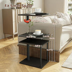 Faesun Swivel Side Table for Couch Arm, Adjustable C End Table for Recliner or - Image 3