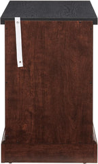 24" H Farmhouse End Table, Rustic Wood Sofa Side Table - Image 7