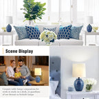 EJIAXIN Table Lamps Set of 2-13.75" Small Bedside Lamps - Image 3