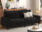 EASE MOOSE 70.6" Modern Deep Seat Loveseat Couch, Soft Chenille Sofa by EASEMOOSE