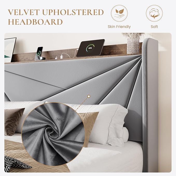 SHA CERLIN Queen Bed Frame - Image 5