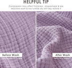 EMME Muslin Blankets for Adults Throw Blanket for Couch Breathable Gauze Soft - Image 8