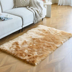 duduta Beige Faux Sheepskin Fur Rug 3x5 ft, Fluffy Carpet Rug | Shag Fuzzy by duduta