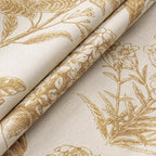 Set of 2 Decorative Floral Pillow Covers 18x18 Inch Light Yellow | Neutral - Image 2