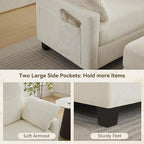 WUTUTUEE 57.5" Oversized Chaise Lounge - Image 4
