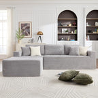 Opiesit 108" Boneless Couches for Living Room, Modular Sectional Sofa by Opiesit