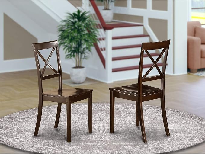 East West Furniture BOC-CAP-W Boston Dining Room Chairs by EastWestFurniture