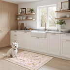 Soalmost 2x3 Dog Rugs for Entryway, Washable Door Mat Animal Soft Rug Pink | - Image 3