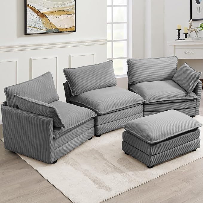 ROWHY 112'' Modular Sectional Cloud Couch - Image 7