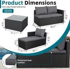 SUNLEI 4-Piece Patio Furniture Set - Image 2