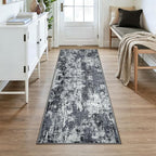 RELEANY Washable Area Rugs 3x7 Non-Slip Modern Abstract Soft - Image 2