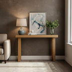 Plank+Beam Solid Wood Console Table, 36 Inch, Sofa Table, Narrow Entryway Table - Image 3
