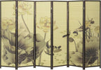 MyGift Decorative 6-Panel Folding Room Divider Bamboo Screen by MyGiftHome