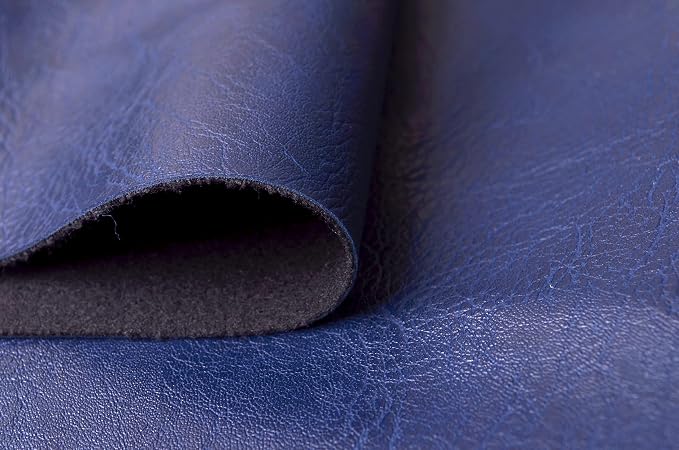 Wento Thick Faux Leather Fabric Soft Skin Grain PU Leather - Image 3