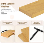 48 Inch Floating Shelves, 12 Inch Deep Floating Shelves - Image 4