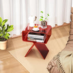 Acrylic Nightstand Side Table Modern Design Clear Home Decor Display End Table - Image 2
