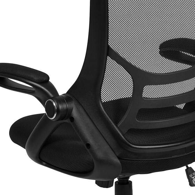 Flash Furniture Porter High Back Black Mesh Ergonomic Swivel Office Chair - Image 19
