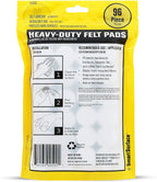 Smart Surface 8725 Heavy Duty Self Adhesive Furniture Felt Pads 1-Inch Round - Image 2