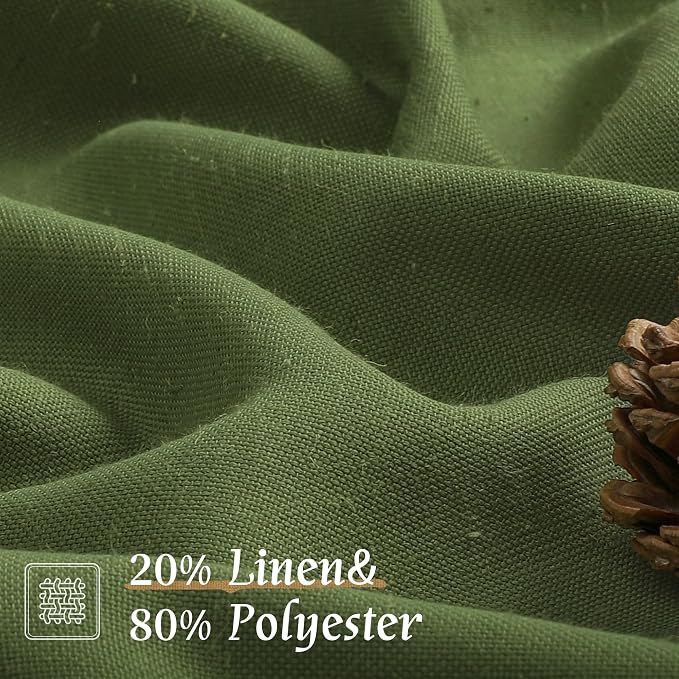 Light Filtering Linen Curtains 84 inch - Image 2