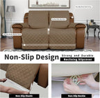 Easy-Going Oversized Loveseat Recliner Cover, Reversible Couch Cover - Image 4
