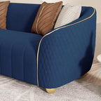 2-Piece Luxury Velvet Sofa Set for Living Room, Elegant Design Couch Set - Image 8