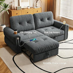 Convertible Couches, Queen Size Pull Out Sofa Bed - Image 5
