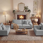 DOPEDIO Modern Living Room Sofa Set, 71.25" Chenille Loveseat by DOPEDIO