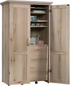 Sauder Miscellaneous Storage Craft & Sewing Armoire, Pacific Maple finish - Image 6
