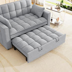 3-in-1 Convertible Sleeper Sofa Bed, 55 inch Small Couch - Image 9