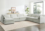 ROWHY 150'' Modular Sectional Corner Cloud Couch, 7 Seater Sofa Big Comfy - Image 8