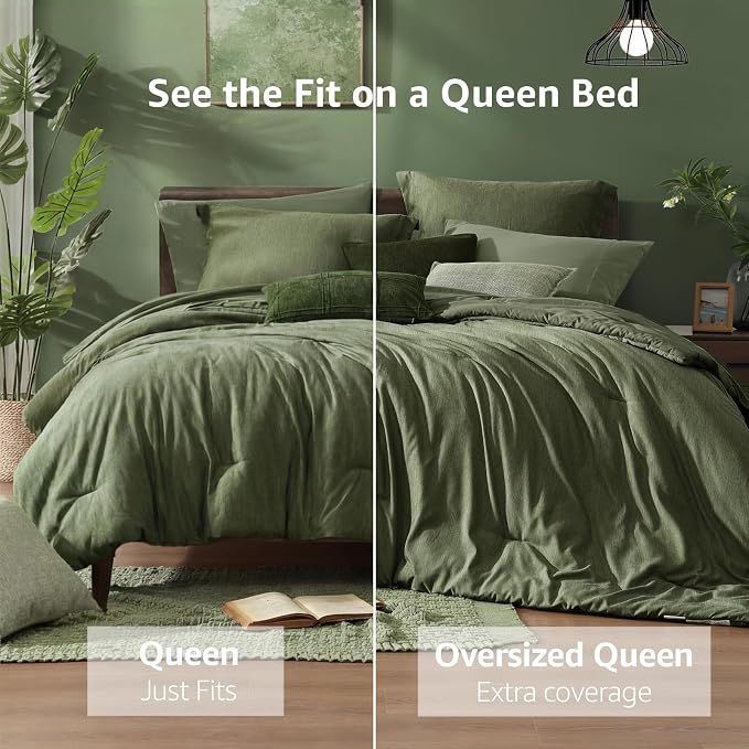 Monbix Oversized Queen Comforter Set - Image 3