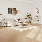 ChooChoo Farmhouse Coffee Table, Wooden Coffee Tables - Image 6