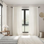 Semi Sheer Linen Curtains 90 Inches Long - Image 7