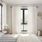 Cream Linen Curtains 89 Inches Long - Image 7