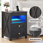HWB LED Nightstand Set of 2 - Image 8