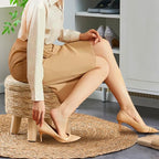 Cpintltr Storage Ottoman Poufs Handwoven Footstool Natural Seagrass Round - Image 2