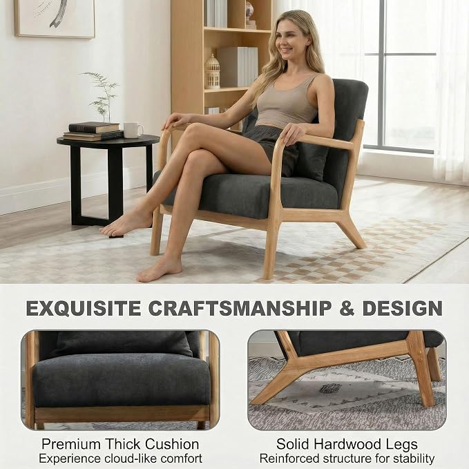 Mid Century Modern Accent Chair - Image 5