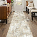 RELEANY Washable Runner 2'x10' Abstract Area Rug by RELEANY