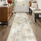 RELEANY Washable Runner 2'x10' Abstract Area Rug by RELEANY