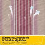 AAAAAcessories Outdoor Chaise Lounge Cushions, Fade-Resistant, Waterproof Patio - Image 4