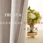 MIULEE 100% Blackout Linen Curtains - Image 6