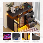 HNEBC LED Sideboard Buffet - Image 8