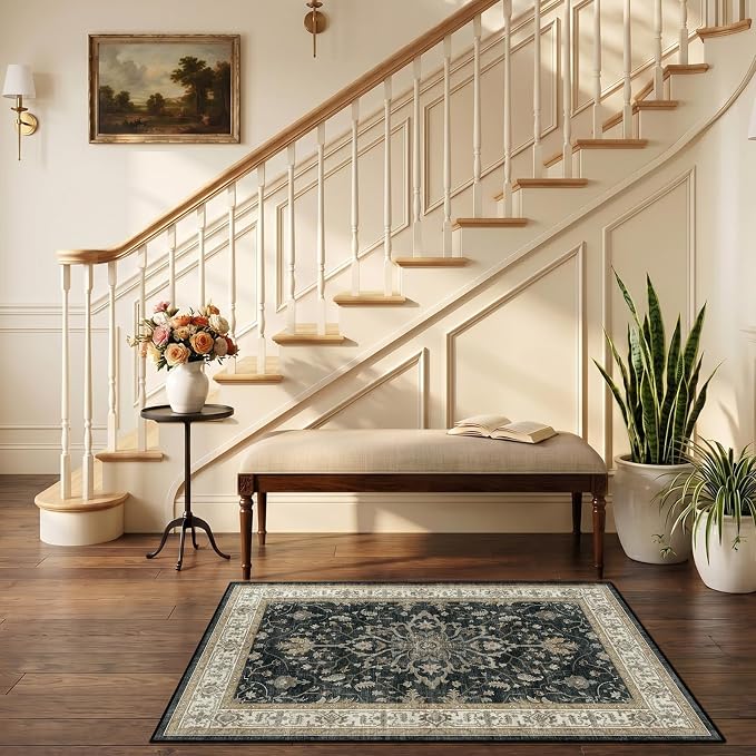 RELEANY Washable Area Rug, Small 2'6"x4', Water Repellent, Pet Friendly - Image 2