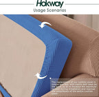 Hokway Stretch Couch Cushion Slipcovers Large Reversible Protector Slipcovers - Image 5