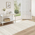 cotiled Hallway 2.6x8 Runner Rugs Washable Boho Rug Brown/Cream | Stain by COTILED