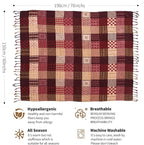 Boho Throw Blanket, Patchwork Large Blankets - Image 7