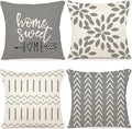 YCOLL Pillow Covers 18x18 Set of 4，Modern Sofa Throw Pillow Cover, Decorative by PillowCoversExpert