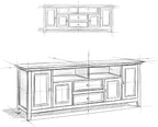 SIMPLIHOME Amherst TV Stand - Image 14
